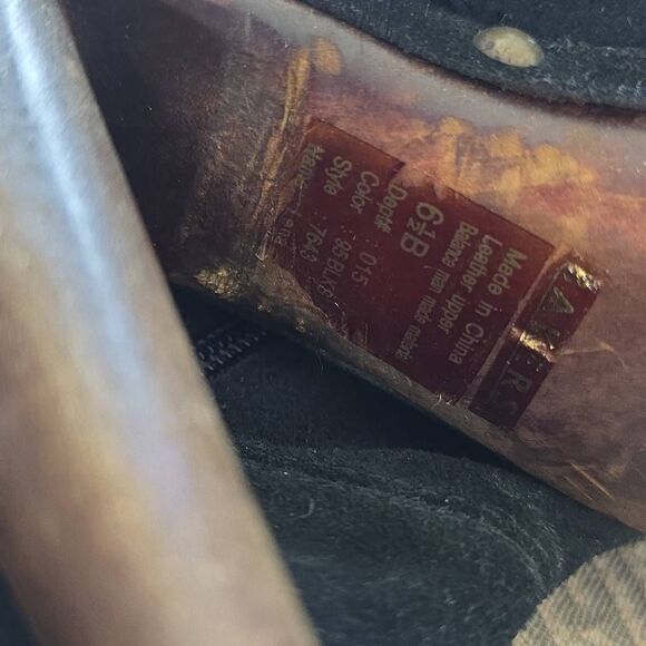 Bakers Women's Size 6.5 Suede Knee High Studded High Heel Boots - Picture 6 of 7